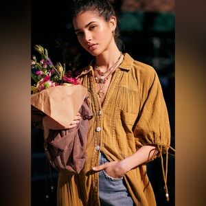 Free People Maya Shirt Dress XS